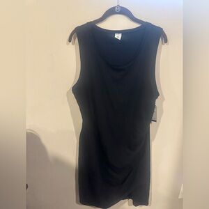 NWT cotton Sleeveless Black Dress